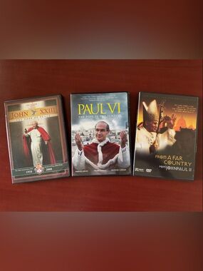 Religious Popes’ DVD Collection - Pope John XXIII, Paul VI and John Paul II